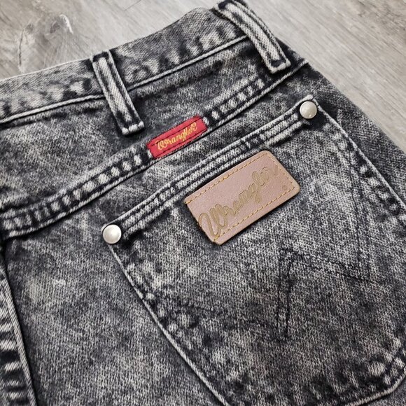 Vintage Wrangler Cut Off Jean Shorts Acid Wash 13 - Picture 4 of 8